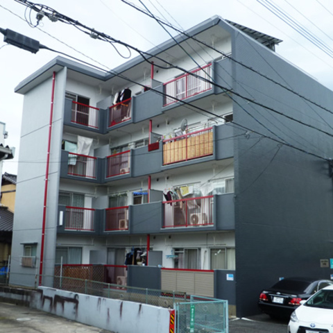 マンション外壁塗り替え（福岡市南区/平成27年3月完工）サムネイル